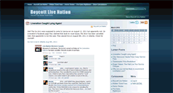 Desktop Screenshot of boycottlivenation.com